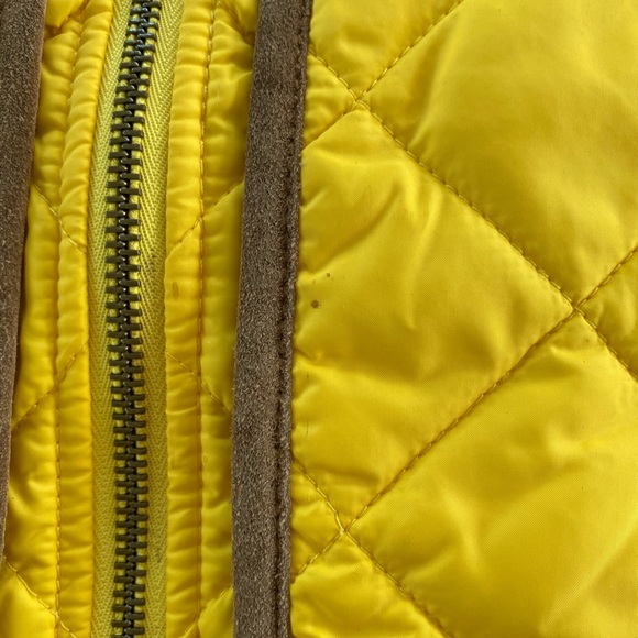 Ralph Lauren Equestrian Quilted Sport Jacket Bright Yellow - Picture 7 of 16